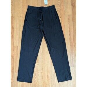 Tasc Mens Carrollton Athletic Lounge Pants Organic Bamboo Large Black NWT